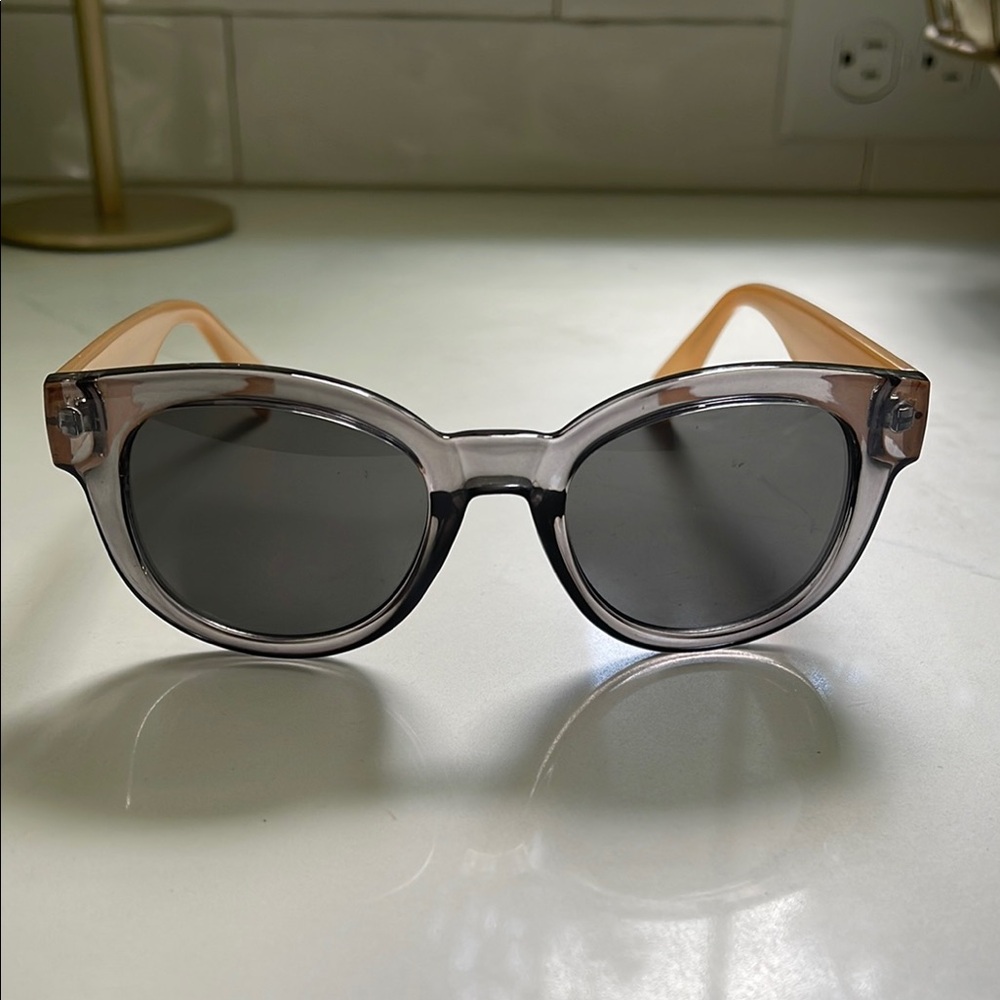 J. Crew Grey and Tan Sunglasses